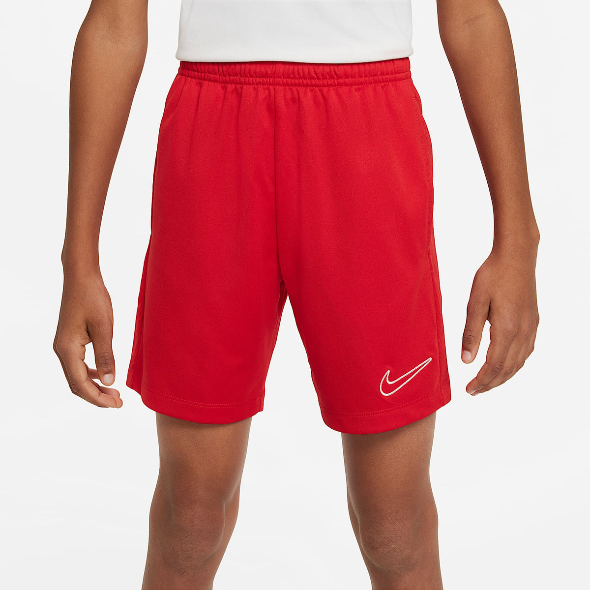 Shorts Dri-FIT para niños talla grande Nike Trophy23 – Rojo universitario/Rojo universitario/Blanco – vista 3