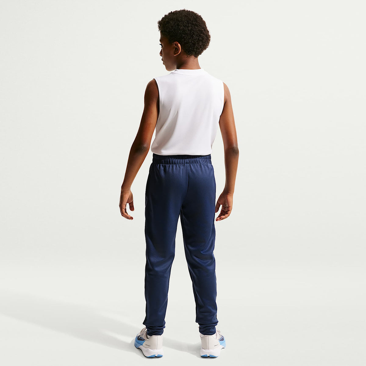 Pants de tejido Knit para niños talla grande Nike Multi – Azul marino medianoche/Negro/Blanco – vista 6