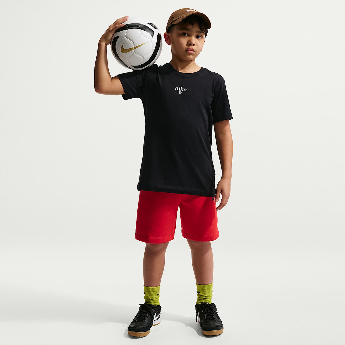 Playera para niños talla grande Nike – Negro – vista 4