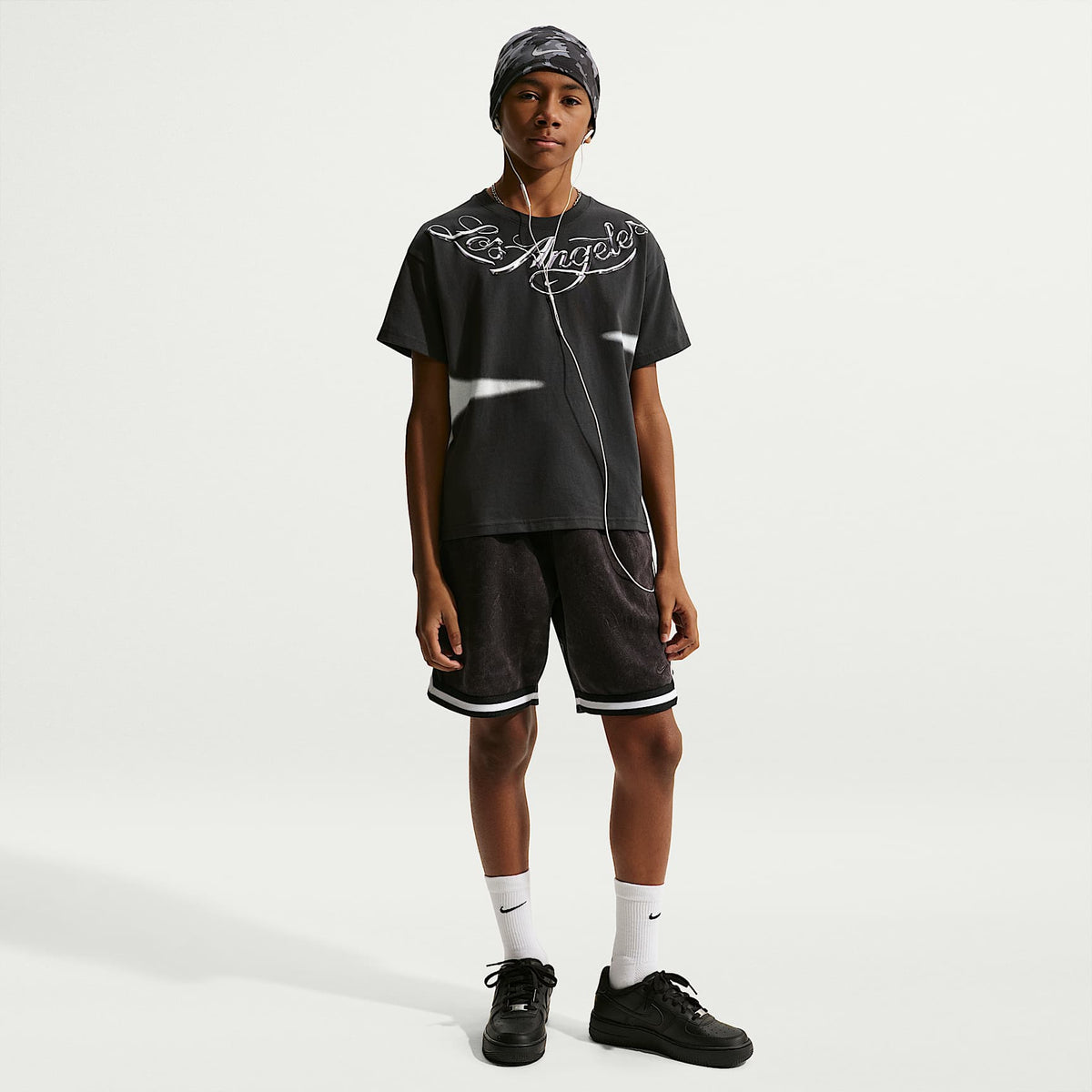 Playera Max90 para niños talla grande Nike All Star Weekend – Sombrío apagado – vista 4