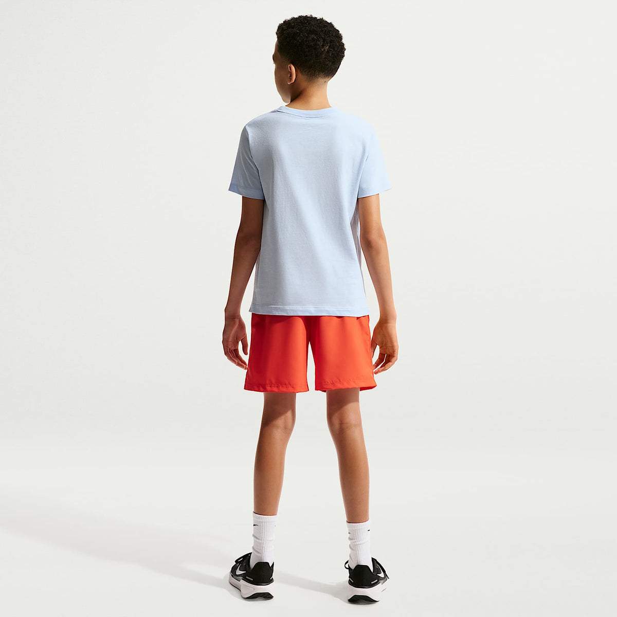 Playera de béisbol para niños talla grande Nike – Azul hidrógeno – vista 5