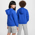 Sudadera con gorro sin cierre para niños talla grande Nike Sportswear Club Fleece – Royal juego/Blanco – vista 2