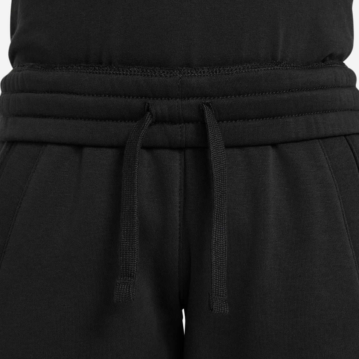 Joggers para niños talla grande Nike Club Fleece – Negro/Blanco – vista 4