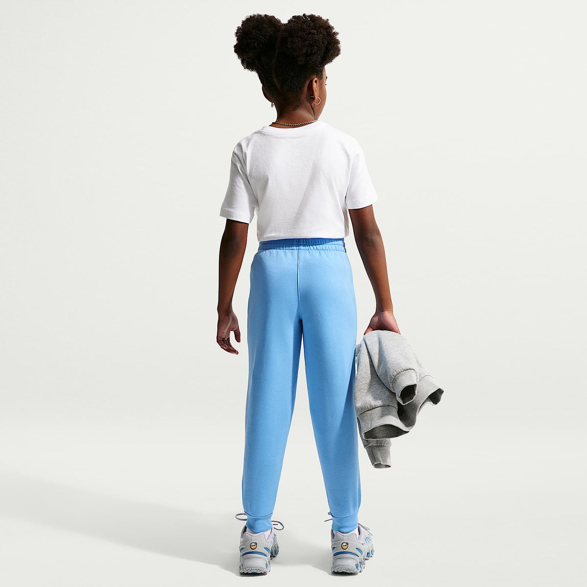 Joggers Nike Sportswear Club Fleece para niños talla grande – Azul fútbol/Blanco – vista 7