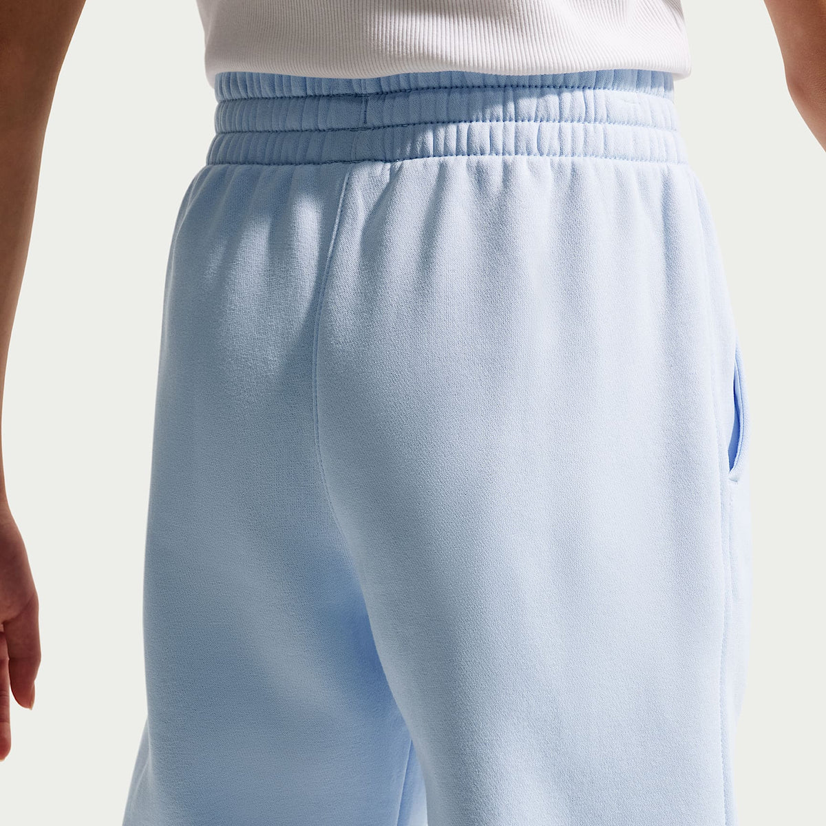 Joggers Nike Sportswear Club Fleece para niños talla grande – Azul hidrógeno/Blanco – vista 3