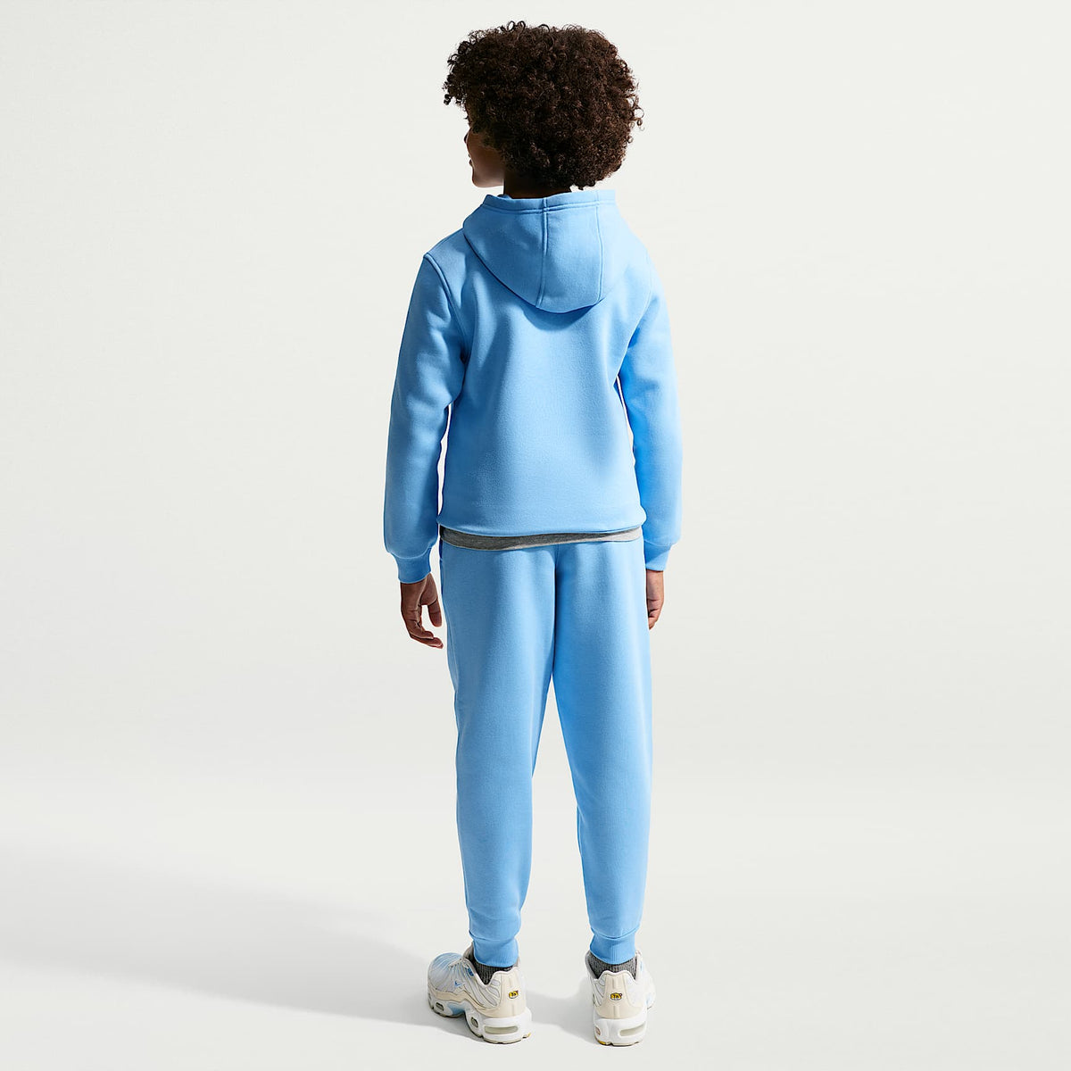 Joggers Nike Sportswear Club Fleece para niños talla grande – Azul fútbol/Blanco – vista 6