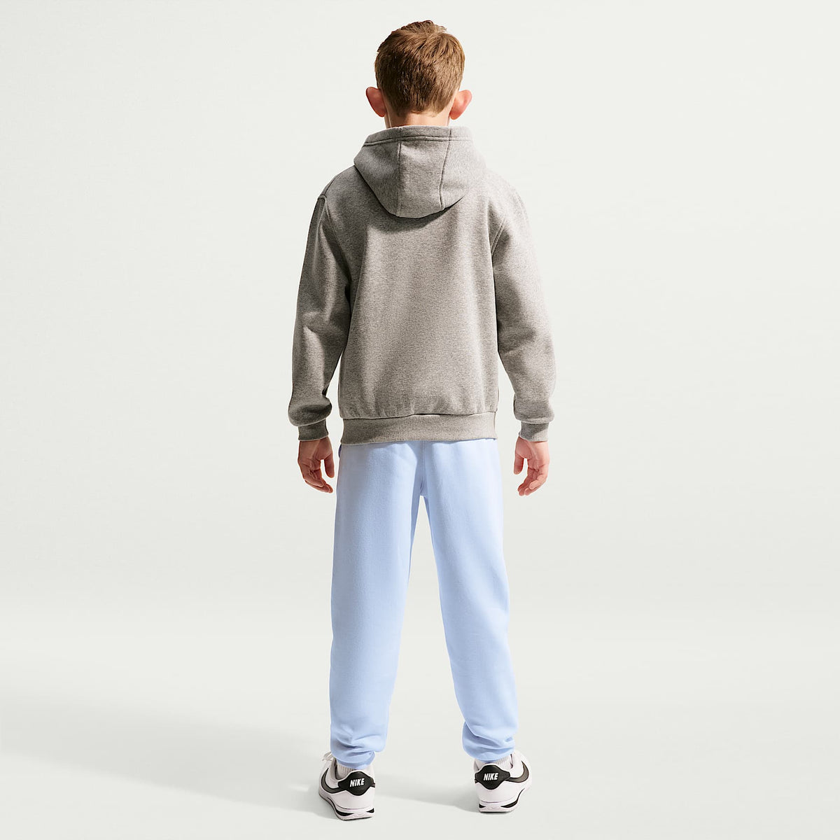 Joggers Nike Sportswear Club Fleece para niños talla grande – Azul hidrógeno/Blanco – vista 6