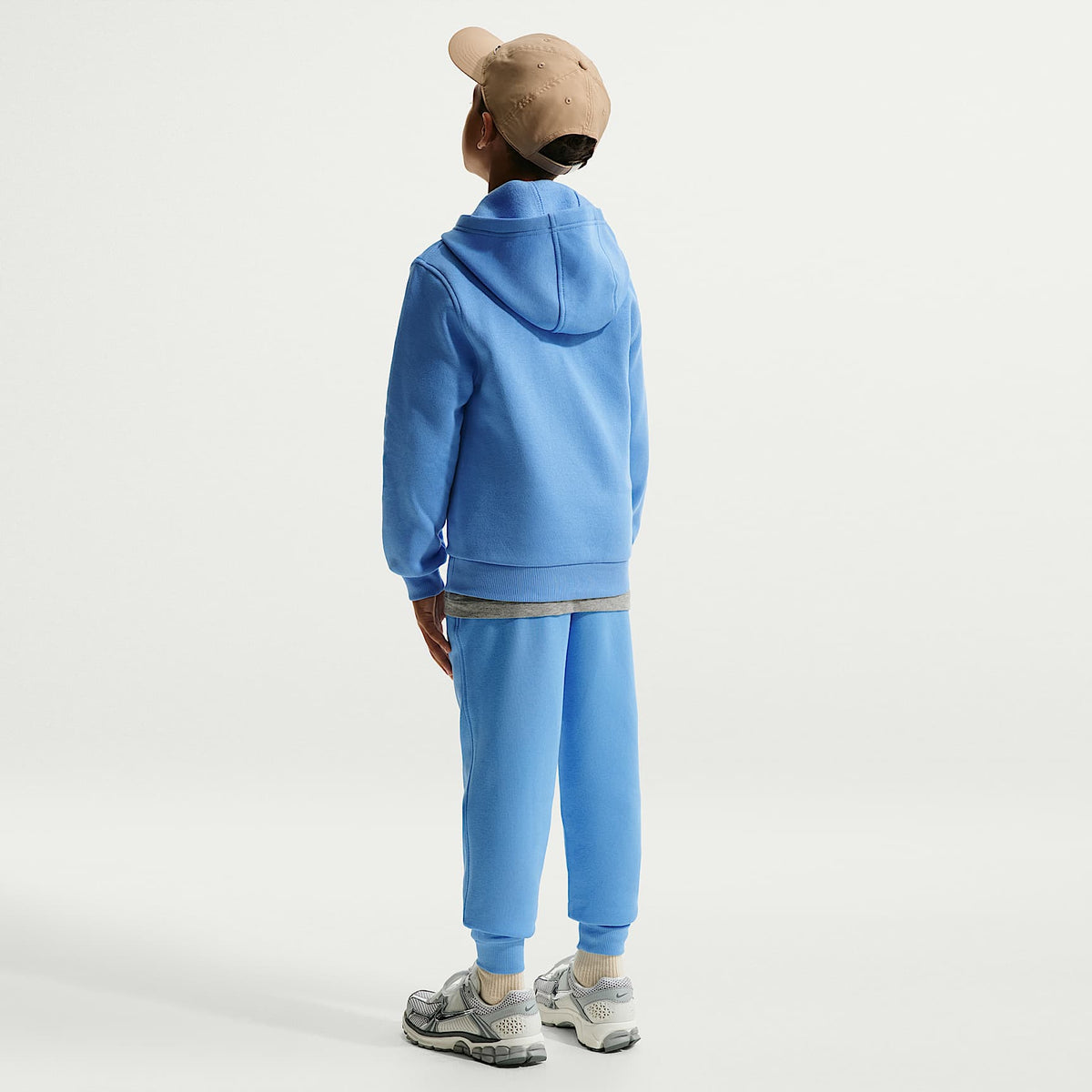 Joggers Nike Sportswear Club Fleece para niños talla grande – Azul universitario/Blanco – vista 6