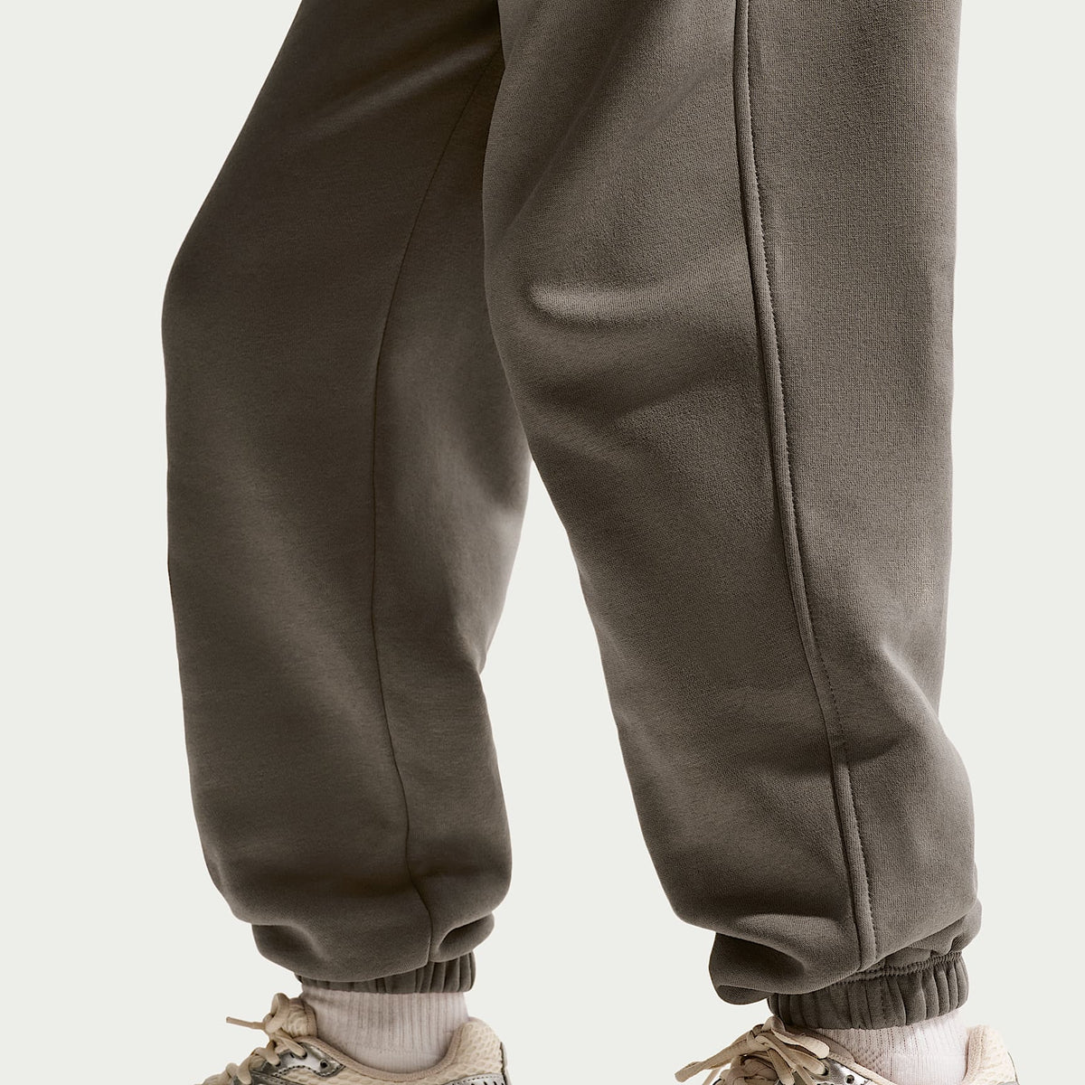 Pants holgados para niños talla grande Nike Sportswear Club Fleece – Cueva/Blanco – vista 5