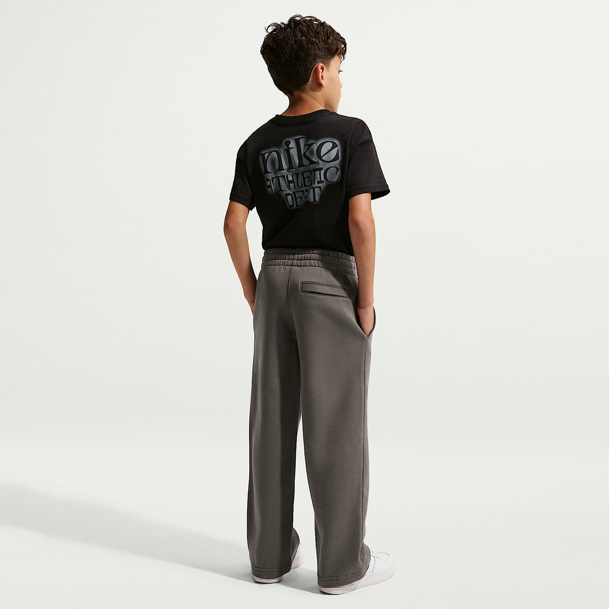 Pants para niños talla grande Nike Sportswear Club Fleece – Cueva/Gris partícula/Cueva – vista 6