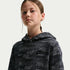 Sudadera con gorro sin cierre para niños talla grande Nike Sportswear Club Fleece – Negro/Negro/Negro – vista 2