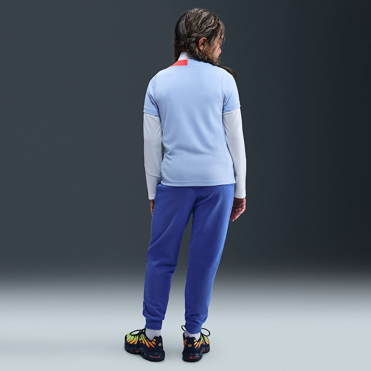 Joggers de French Terry para niños talla grande Nike Sportswear Club – Azul cometa/Aluminio – vista 7
