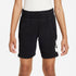 Shorts de French Terry para niños talla grande Nike Sportswear Club Fleece – Negro/Blanco – vista 3