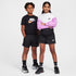 Shorts de tejido Woven de 12 cm para niños talla grande Nike Sportswear Club – Negro/Blanco – vista 8