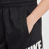 Shorts de tejido Woven de 15 cm para niños talla grande Nike Sportswear Club – Negro/Blanco – vista 6