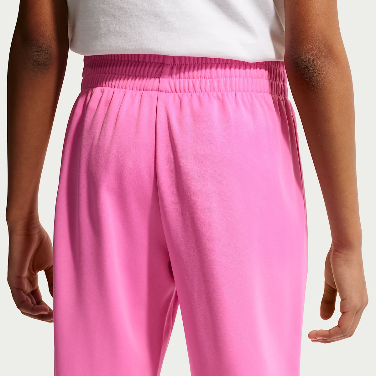 Conjunto deportivo Dri-FIT para niños talla grande Nike Sportswear – Rosa alegre/Rosa amanecer/Blanco – vista 5