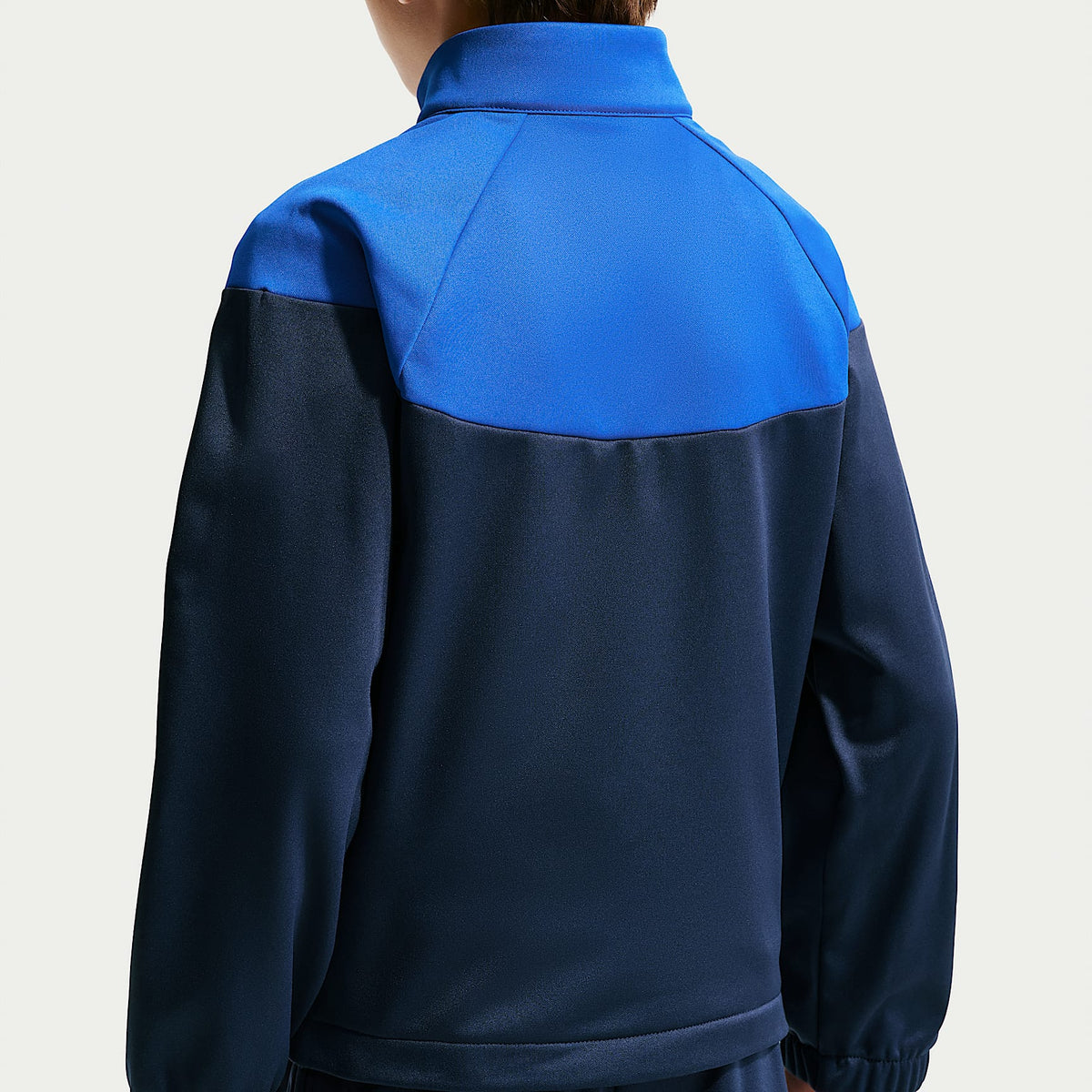 Conjunto deportivo Dri-FIT para niños talla grande Nike Sportswear – Azul marino medianoche/Royal juego/Blanco – vista 3