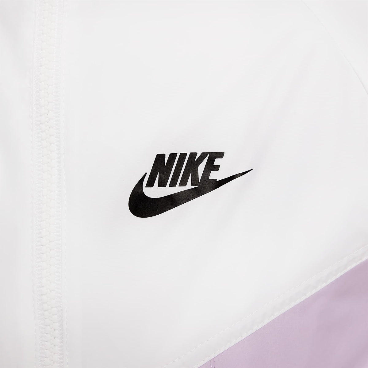 Chamarra Repel con gorro para niños talla grande Nike Sportswear Windrunner – Blanco/Muñeca/Polvo fotón/Negro – vista 4