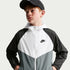 Chamarra Repel con gorro para niños talla grande Nike Sportswear Windrunner – Blanco/Gris humo/Negro/Negro – vista 1