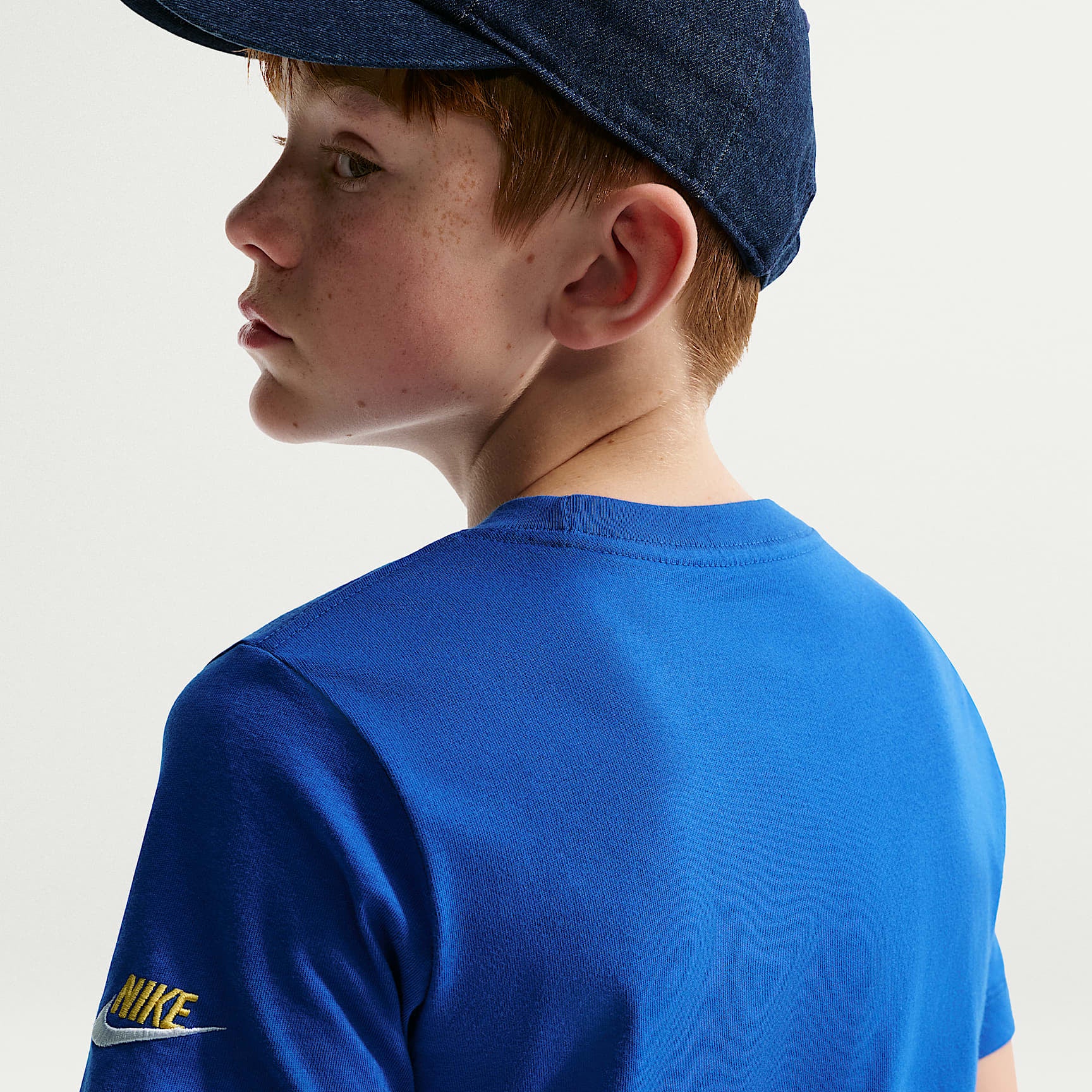 Playera para niños talla grande Nike Sportswear – Royal juego – vista 2
