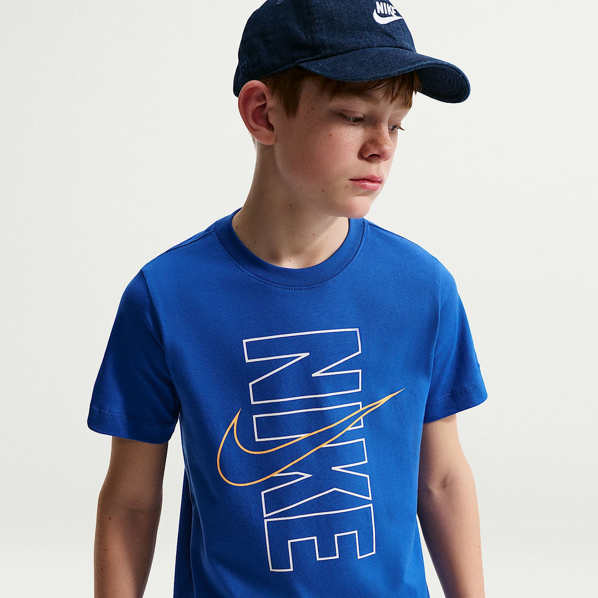 Playera para niños talla grande Nike Sportswear – Royal juego – vista 1