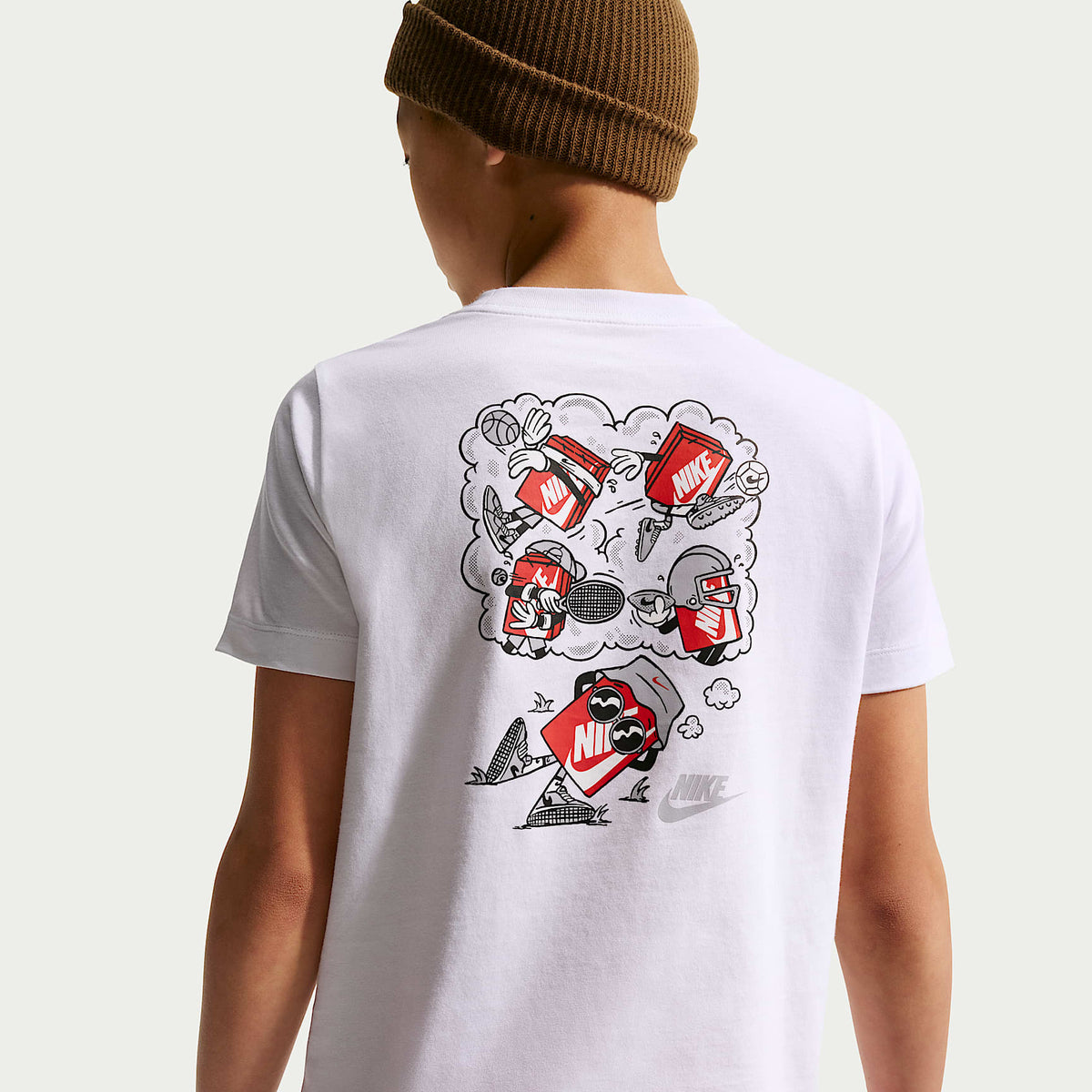 Playera para niños talla grande Nike Sportswear – Blanco – vista 1