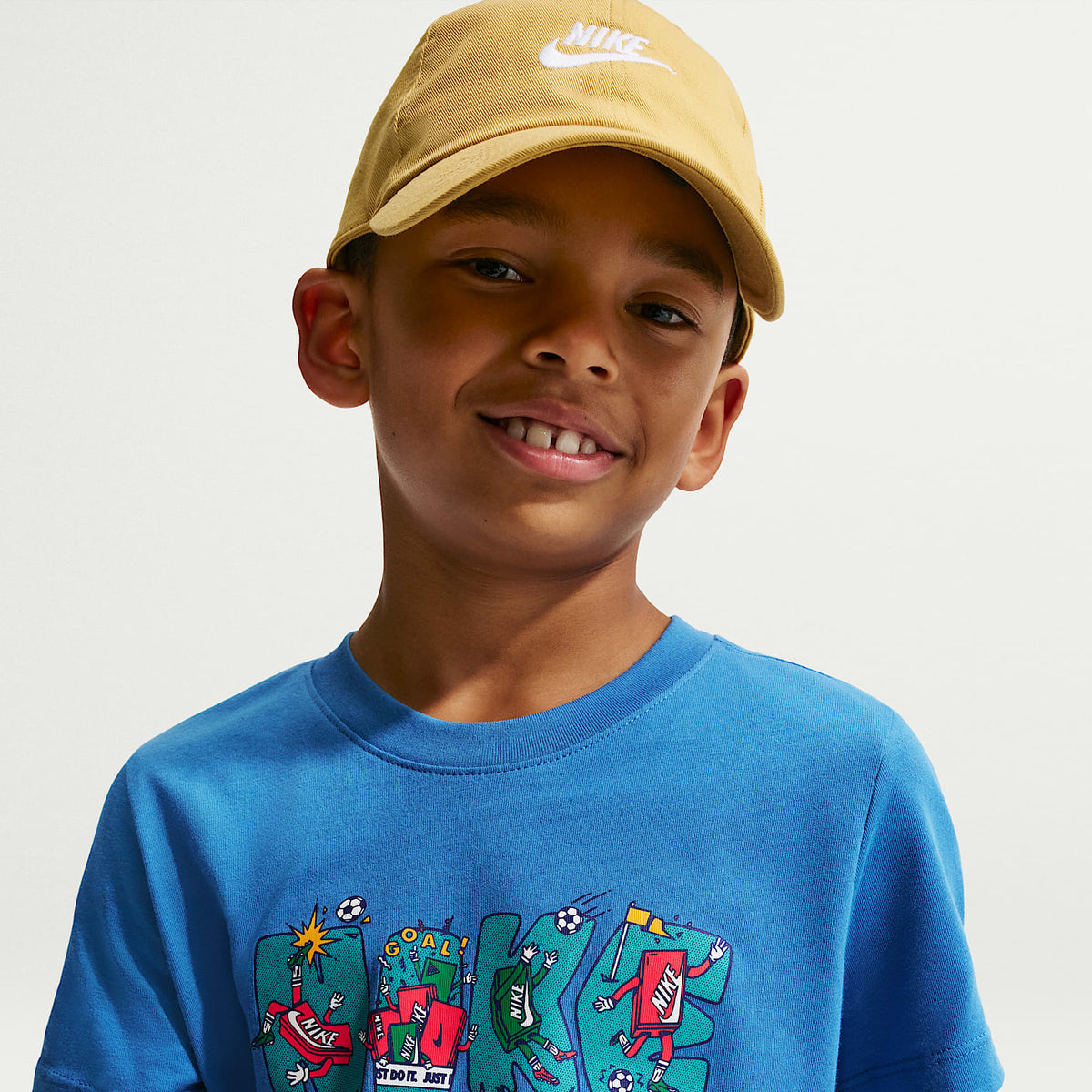 Playera para niños talla grande Nike Sportswear – Estrella azul – vista 3
