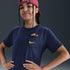 Playera para niños talla grande Nike Sportswear – Azul marino medianoche – vista 1
