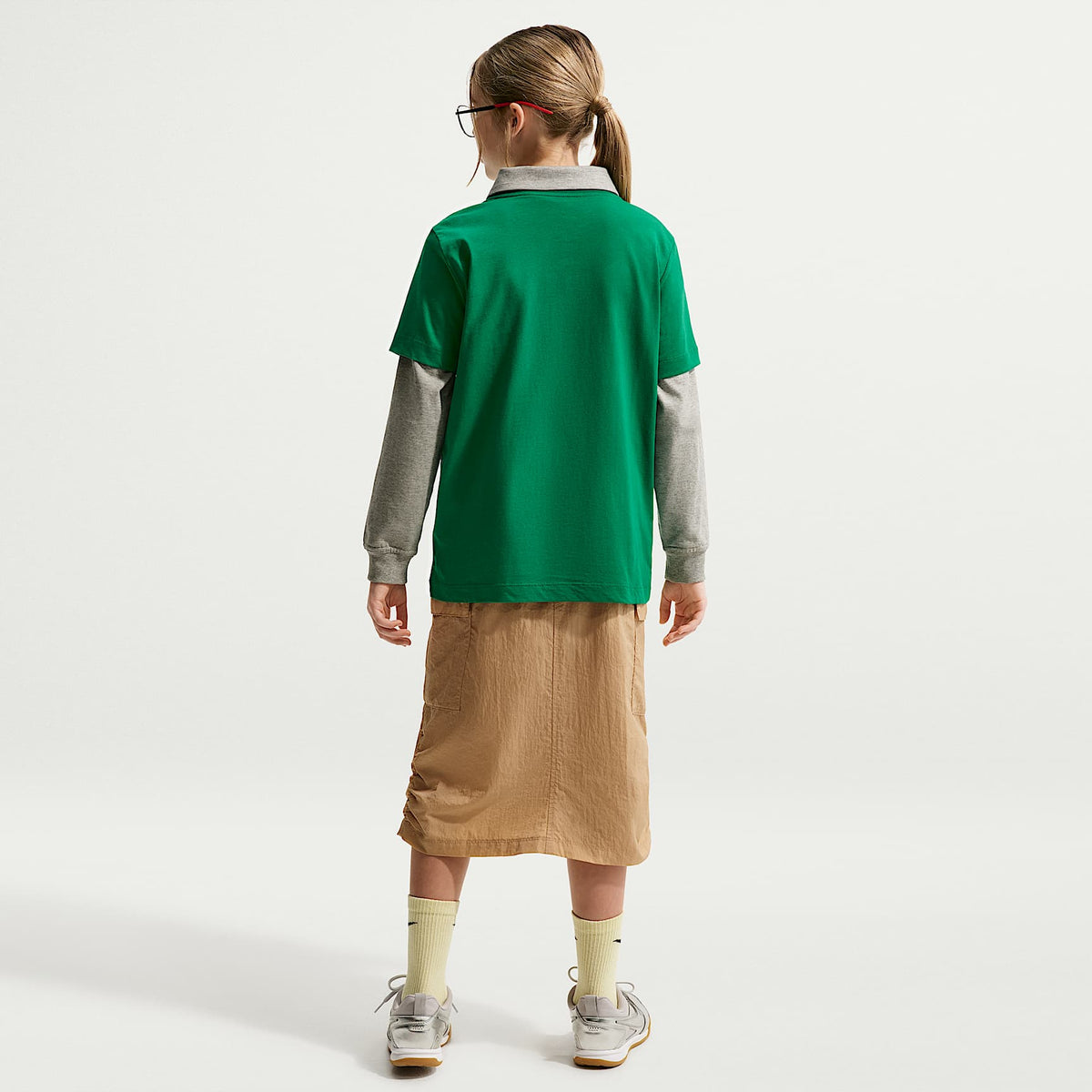 Playera para niños talla grande Nike Sportswear – Malaquita – vista 5