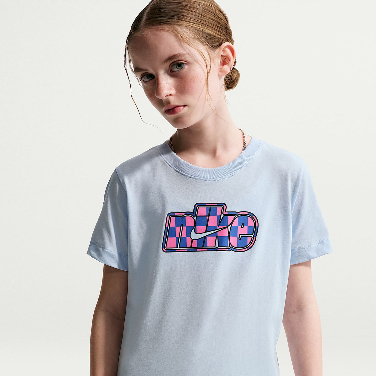 Playera para niños talla grande Nike Sportswear – Azul hidrógeno – vista 1