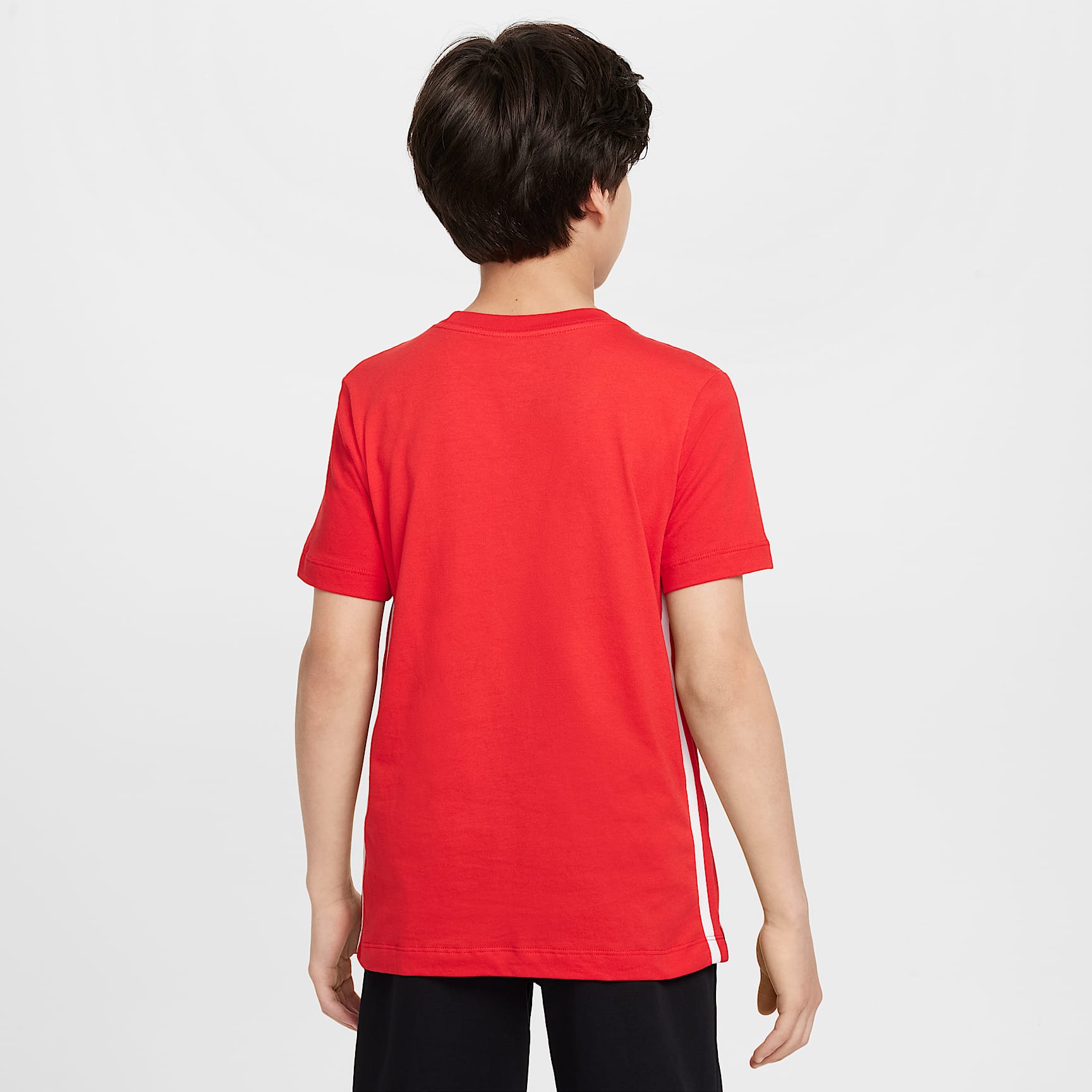 Playera para niños talla grande Nike Sportswear – Rojo universitario – vista 2