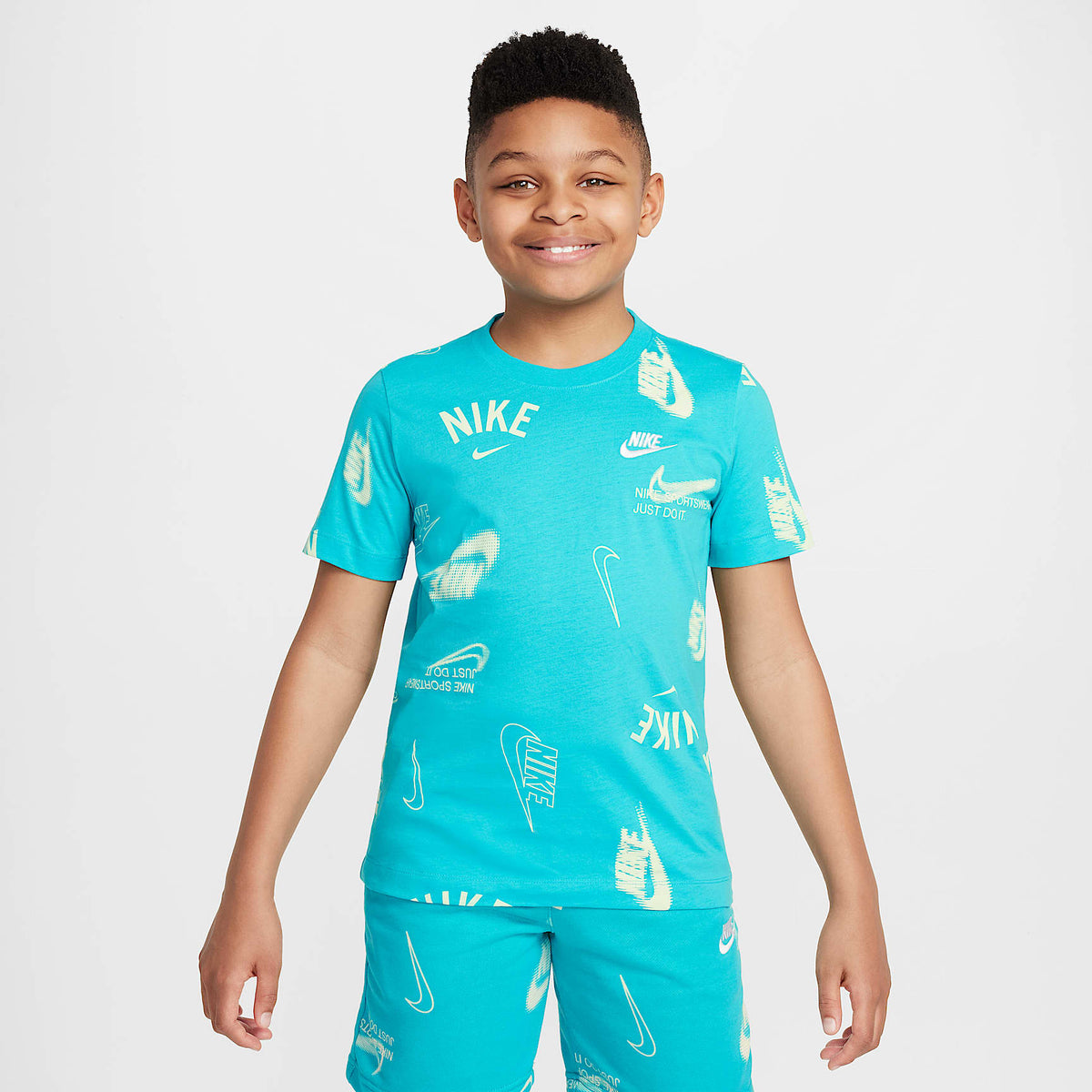 Playera para niños talla grande Nike Sportswear – Cactus empolvado – vista 1