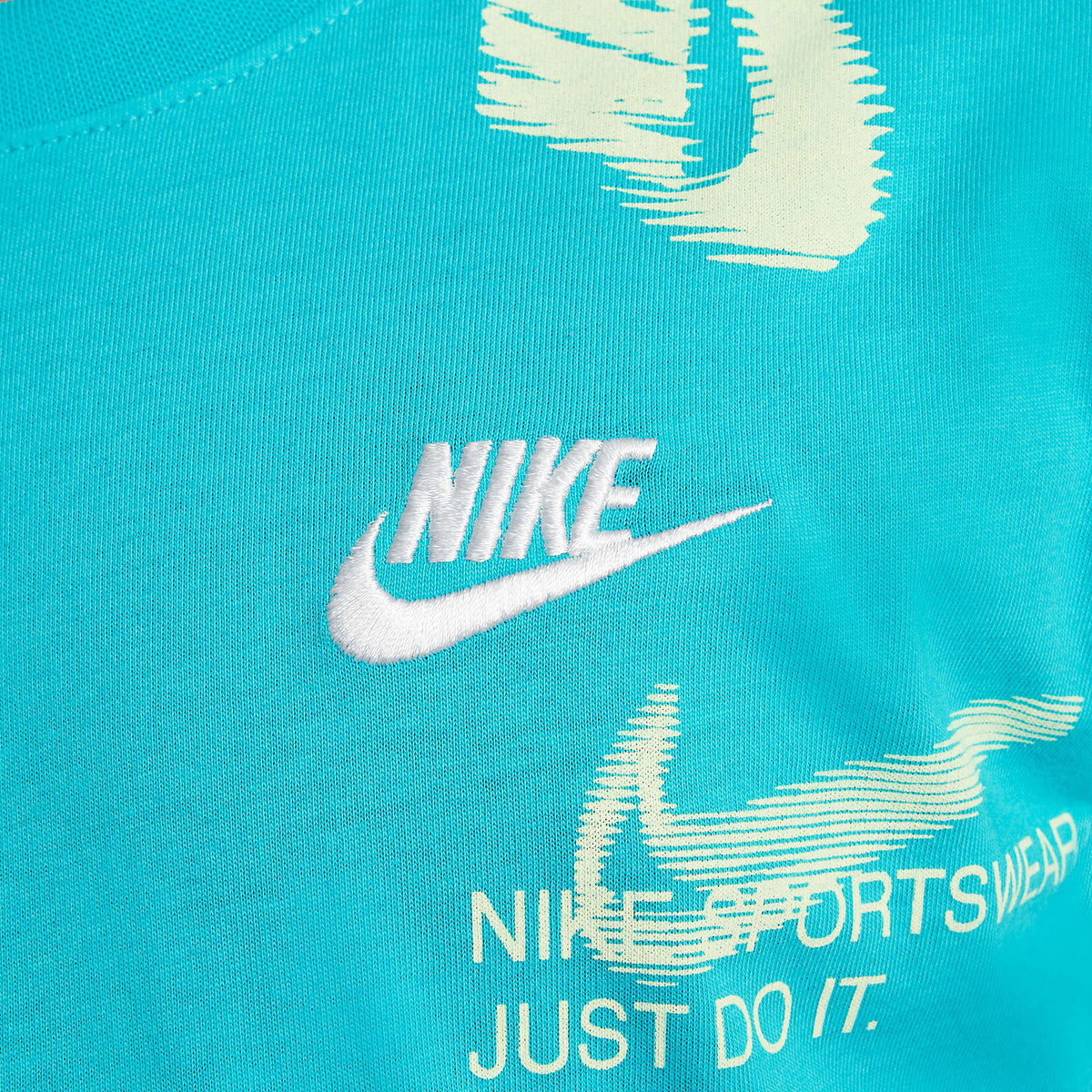 Playera para niños talla grande Nike Sportswear – Cactus empolvado – vista 4
