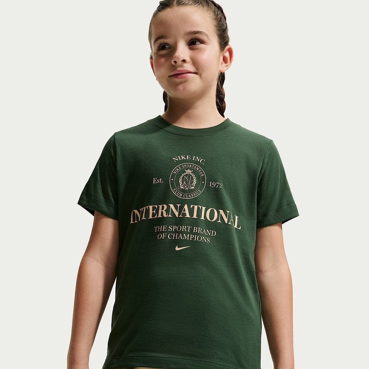 Playera para niños talla grande Nike Sportswear – Abeto – vista 2