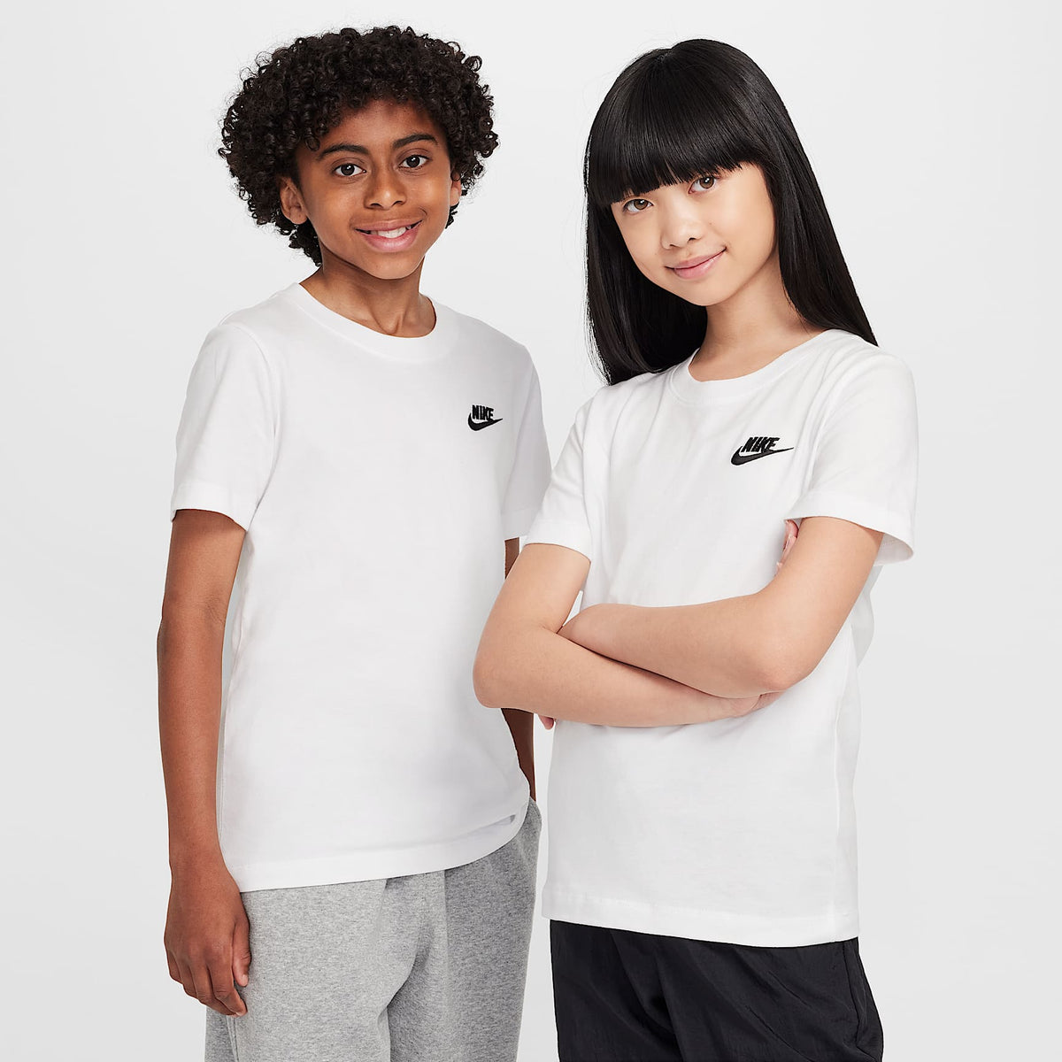 Playera para niños talla grande Nike Sportswear – Blanco – vista 1