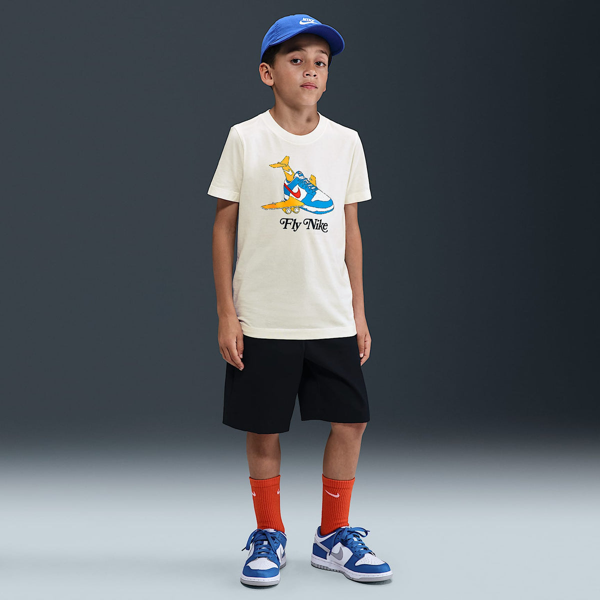 Playera para niños talla grande Nike Sportswear – Vela – vista 4