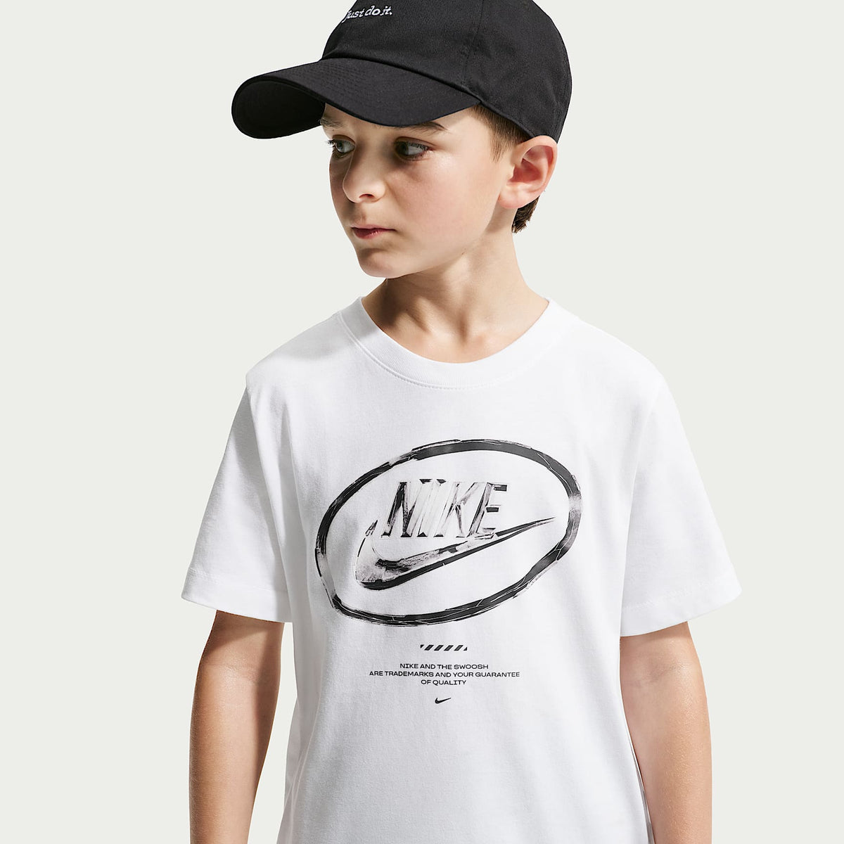 Playera para niños talla grande Nike Sportswear – Blanco – vista 1