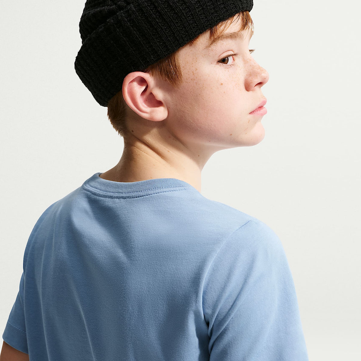 Playera para niños talla grande Nike Sportswear – Azul de trabajo – vista 2