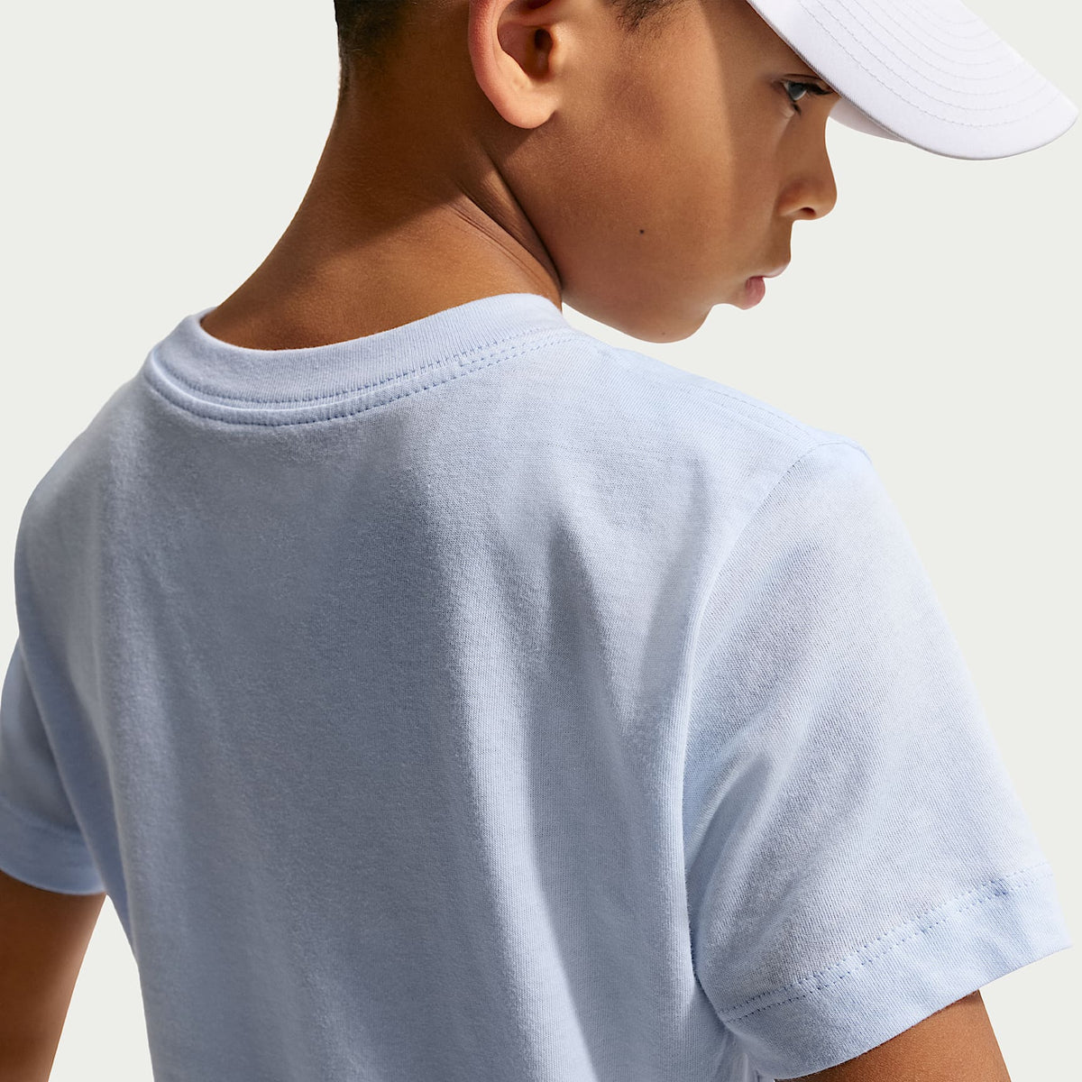 Playera para niños talla grande Nike Sportswear – Azul hidrógeno – vista 2
