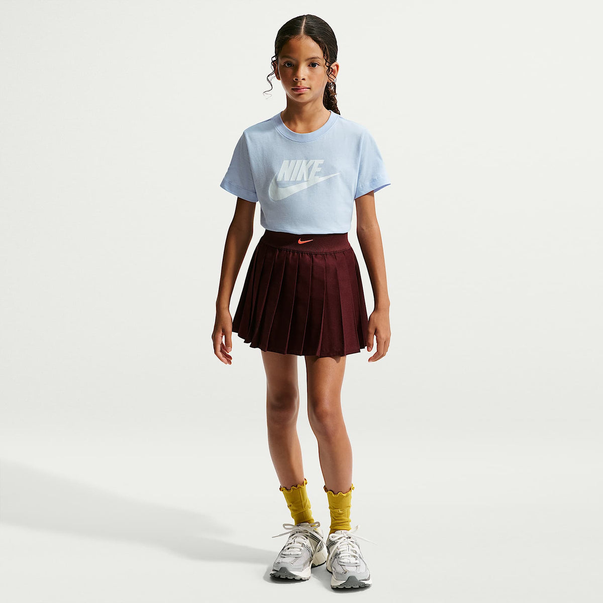 Playera para niños talla grande Nike Sportswear – Azul hidrógeno – vista 6