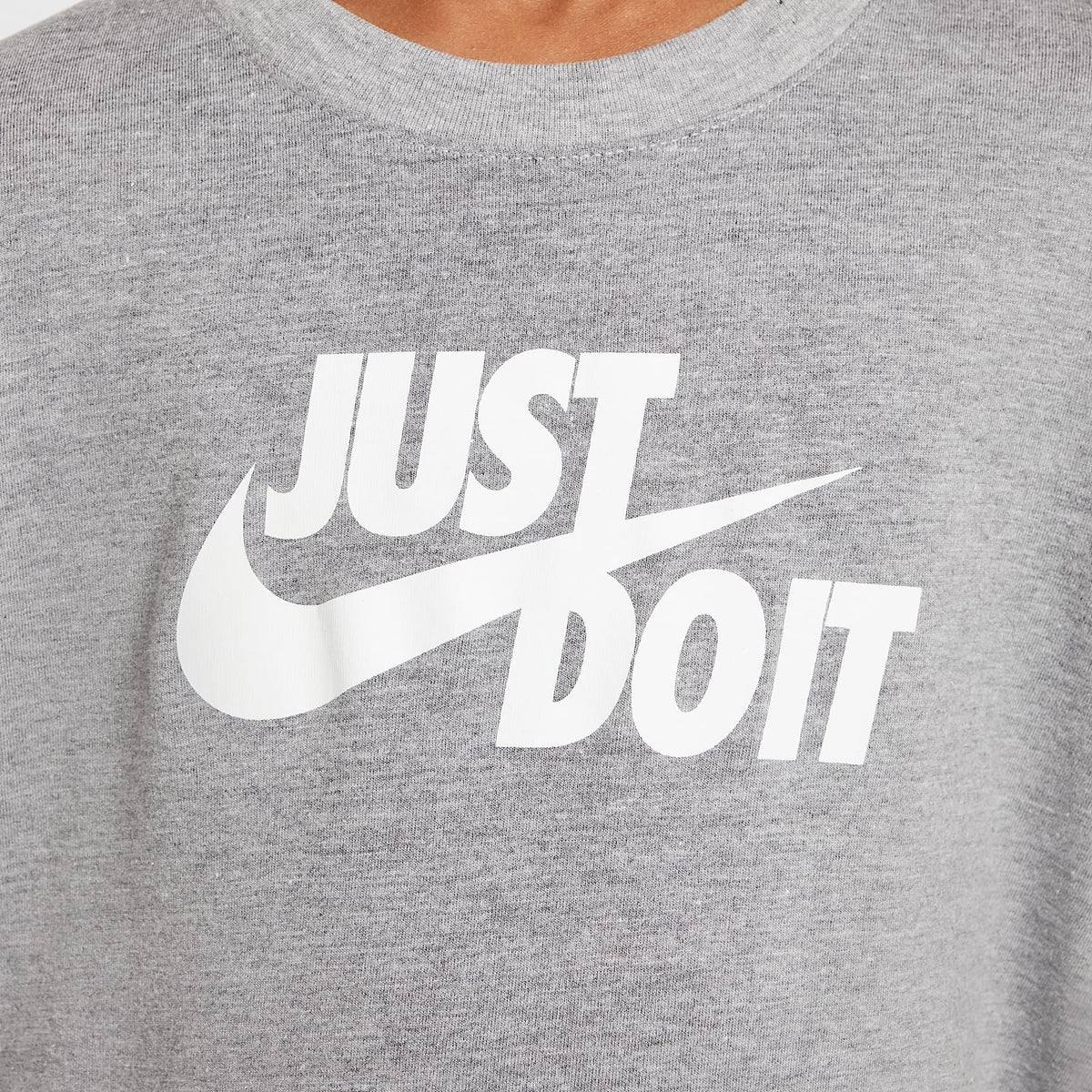 Playera para niños talla grande Nike Sportswear – Gris oscuro jaspeado – vista 4