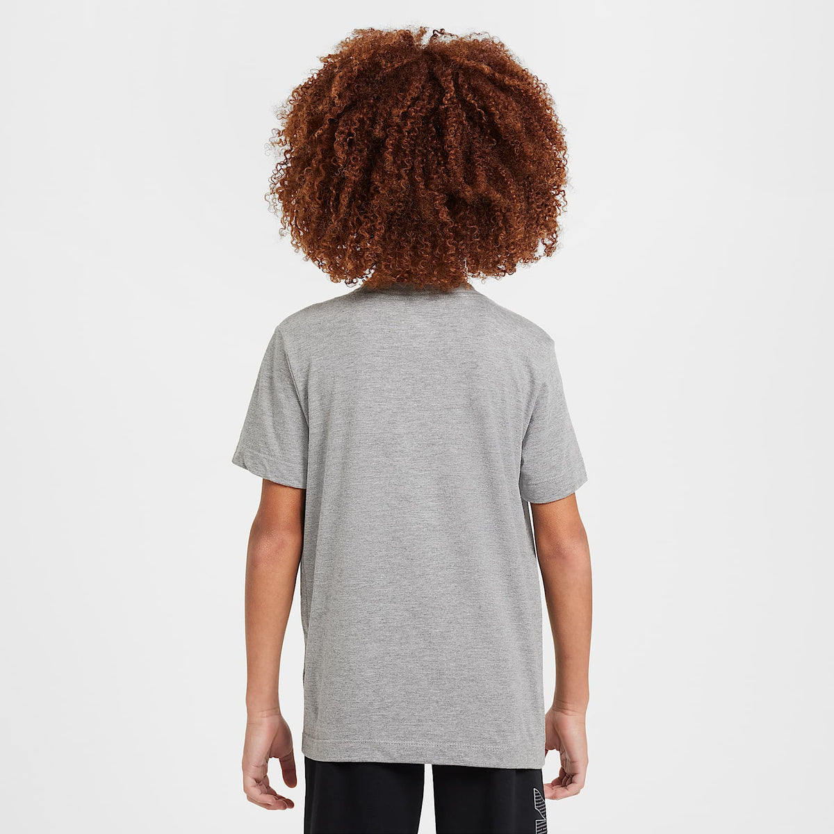 Playera para niños talla grande Nike Sportswear – Gris oscuro jaspeado – vista 2