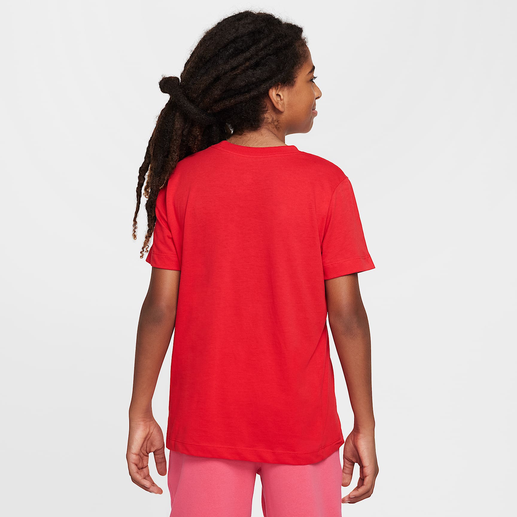 Playera para niños talla grande Nike Sportswear – Rojo universitario – vista 2