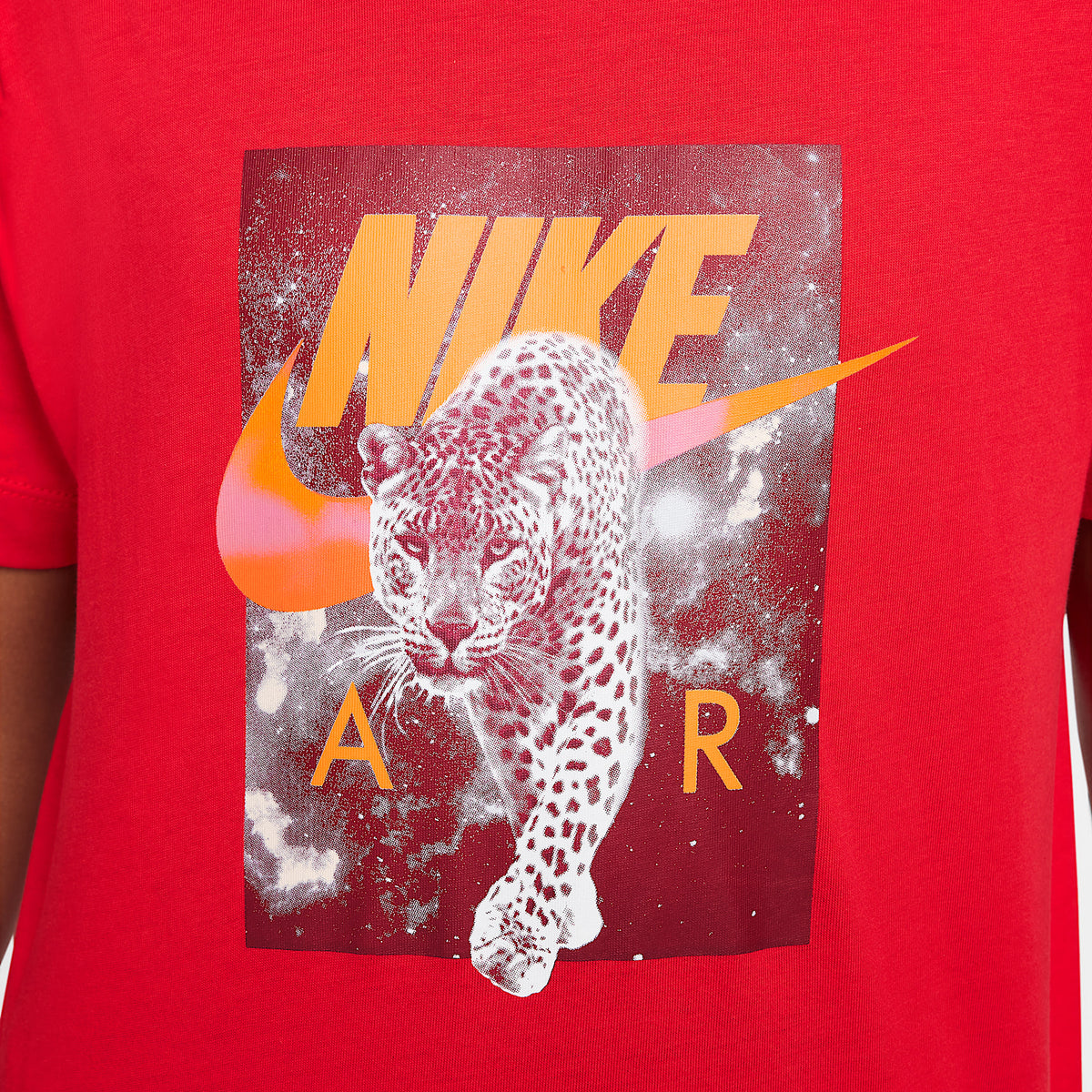Playera para niños talla grande Nike Sportswear – Rojo universitario – vista 4