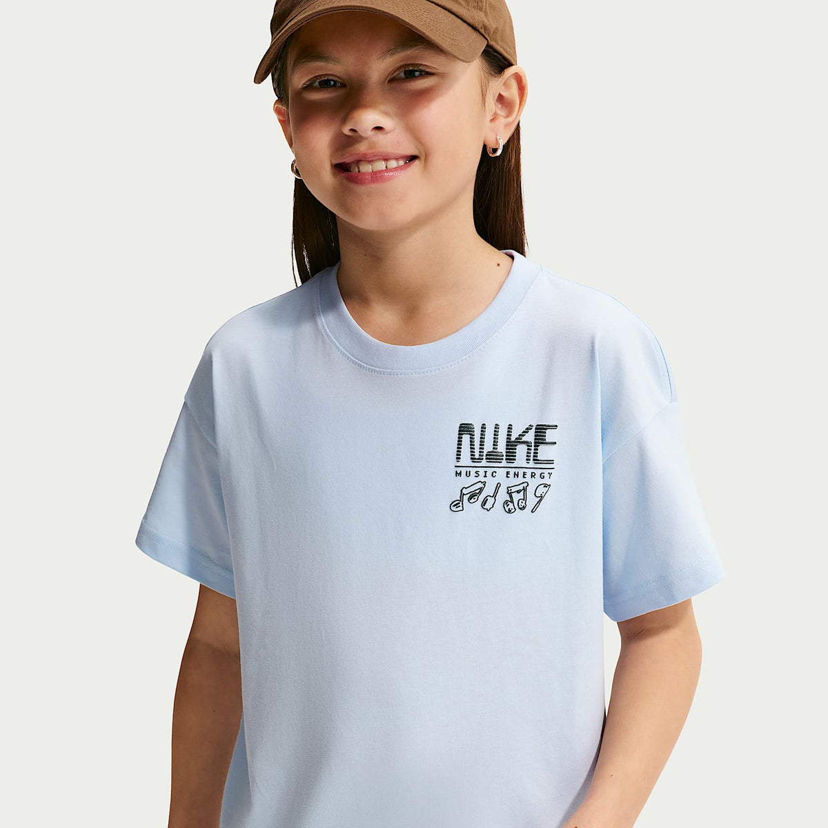 Playera Max90 para niños talla grande Nike Swoosh – Azul hidrógeno – vista 2