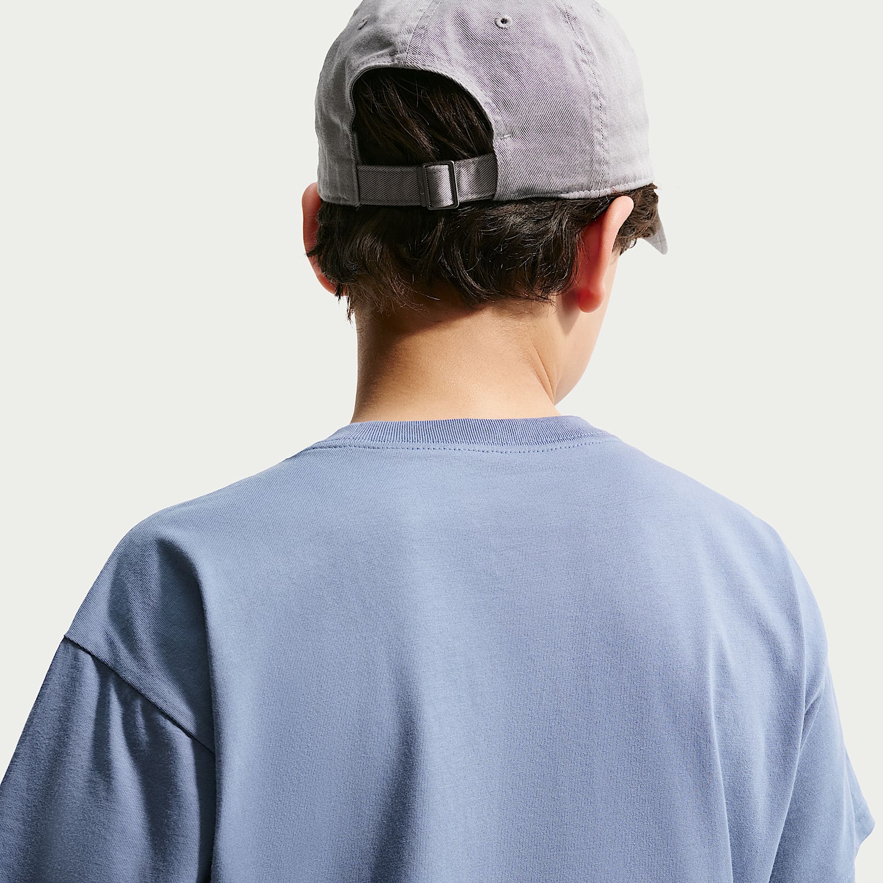 Playera para niños talla grande Nike Sportswear – Índigo mundial – vista 2