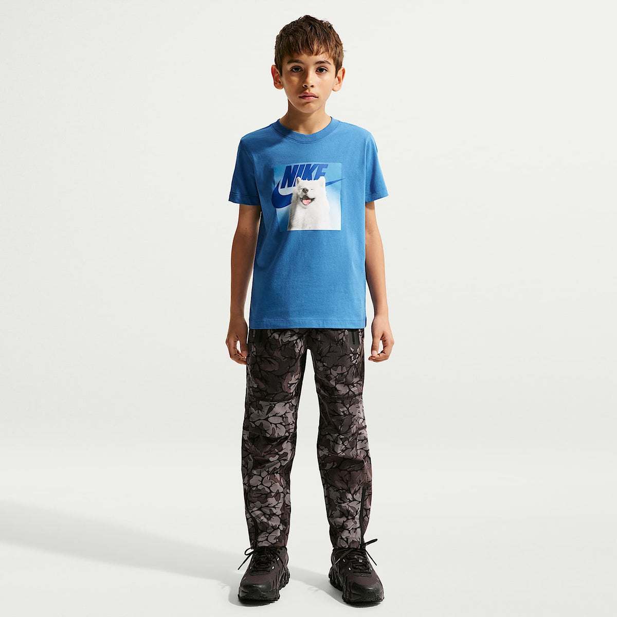 Playera para niños talla grande Nike Sportswear – Estrella azul – vista 4