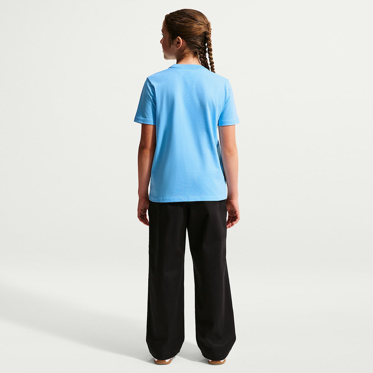 Playera para niños talla grande Nike Sportswear – Azul fútbol – vista 5