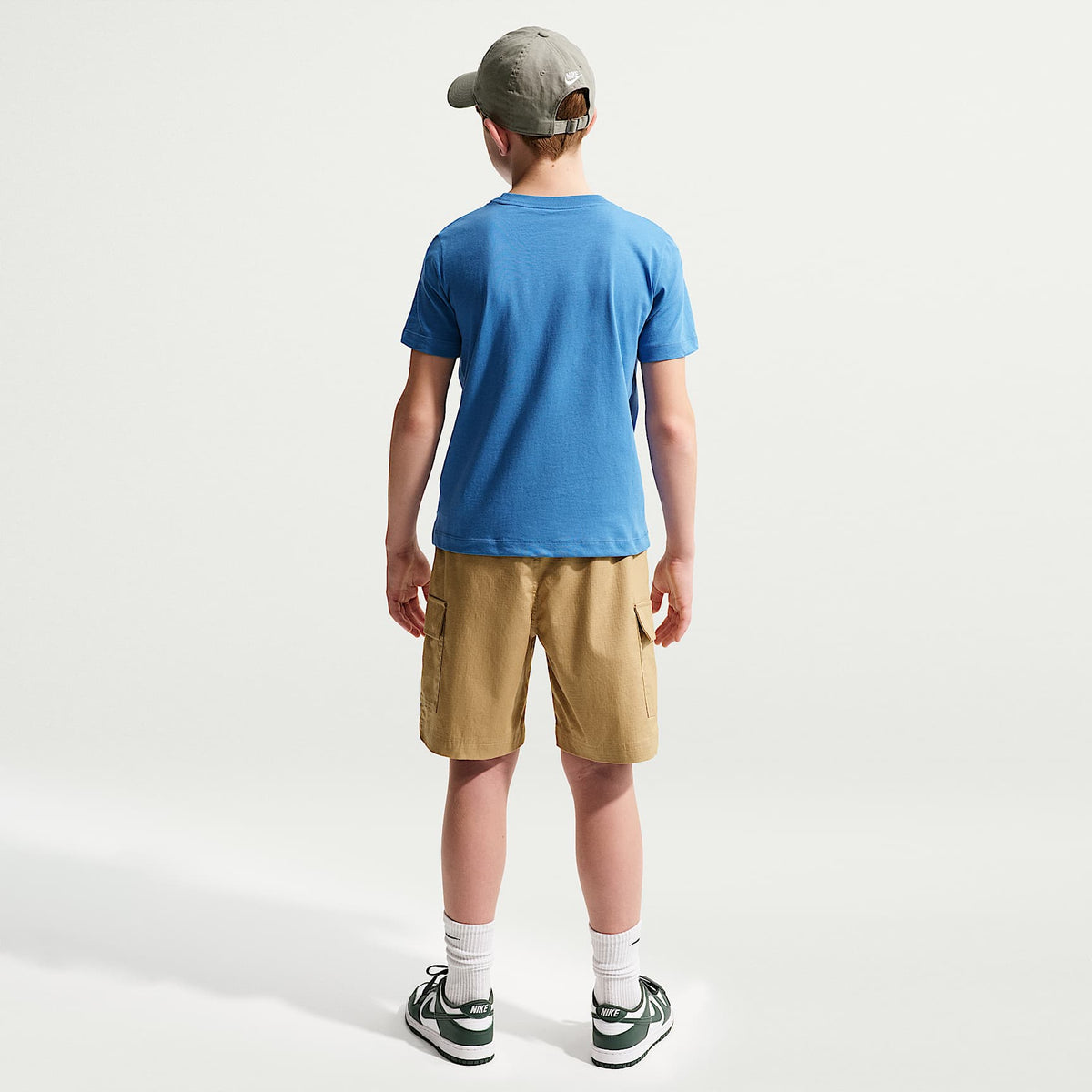 Playera para niños talla grande Nike Sportswear – Estrella azul – vista 5