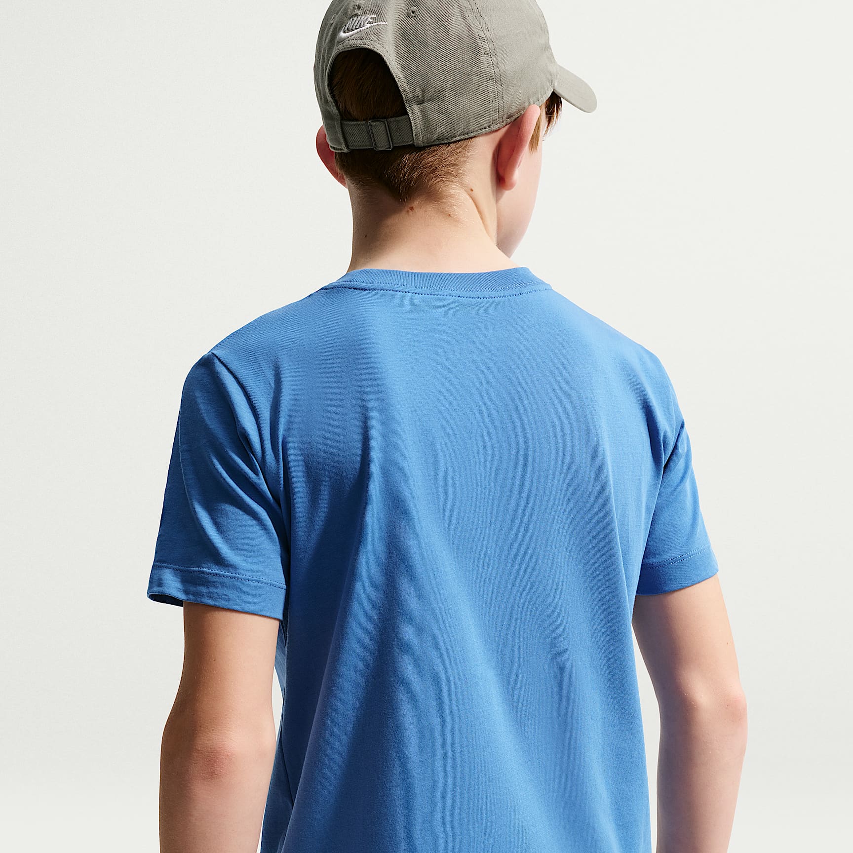 Playera para niños talla grande Nike Sportswear – Estrella azul – vista 2